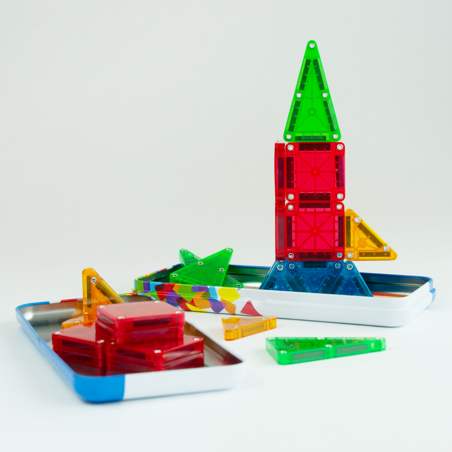 slide 5 of 7, MAGNA-TILES microMAGS 26-Piece Travel Magnetic Construction Set Bold Colors, The ORIGINAL Magnetic Building Brand, 1 ct