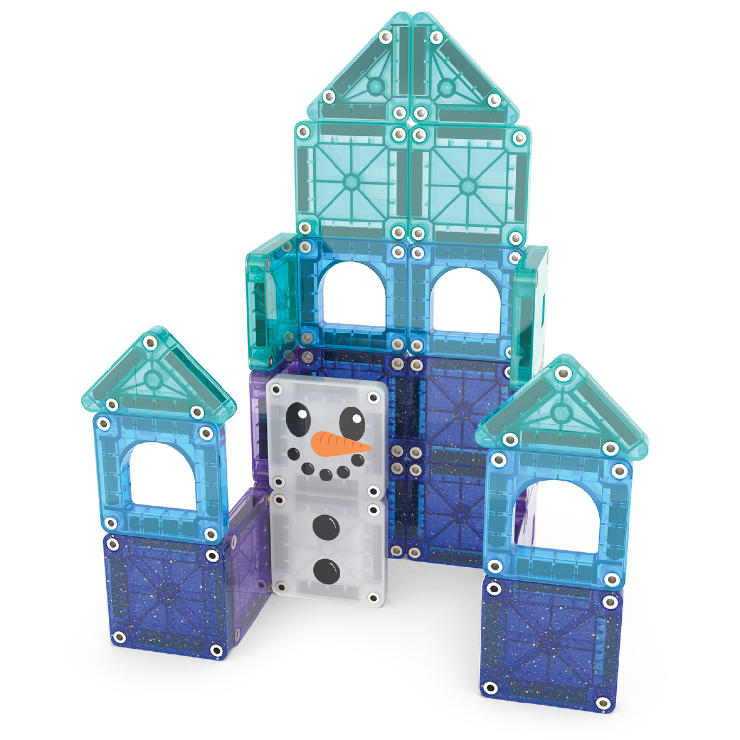 slide 3 of 4, MAGNA-TILES® microMAGS Winter Wonder Travel Set 26-Piece Magnetic Construction Set, 1 ct