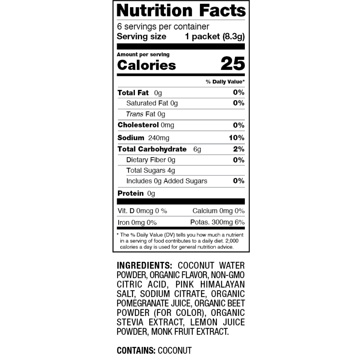 slide 2 of 2, Cure Hydration Hydrating Electrolyte Drink Mix, Berry Pomegranate- 6 ct, 6 ct