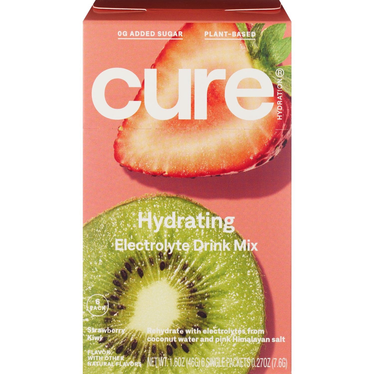 slide 6 of 6, Core Hydration Cure Hydration Hydrating Electrolyte Drink Mix, Strawberry Kiwi- 6 ct, 6 ct