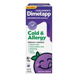 Children's Dimetapp Cold & Allergy 4Oz
