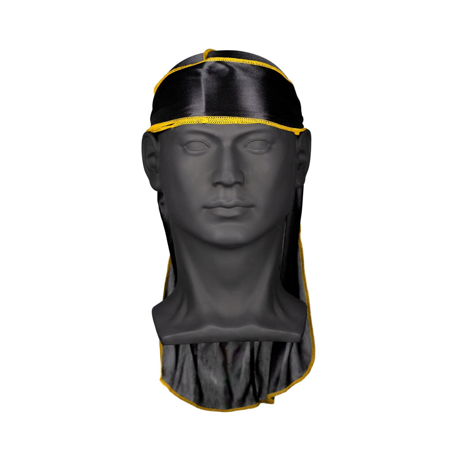 slide 2 of 9, The Cut Buddy Nick Wavy Collection Black/Yellow Silky Durag, 1 ct
