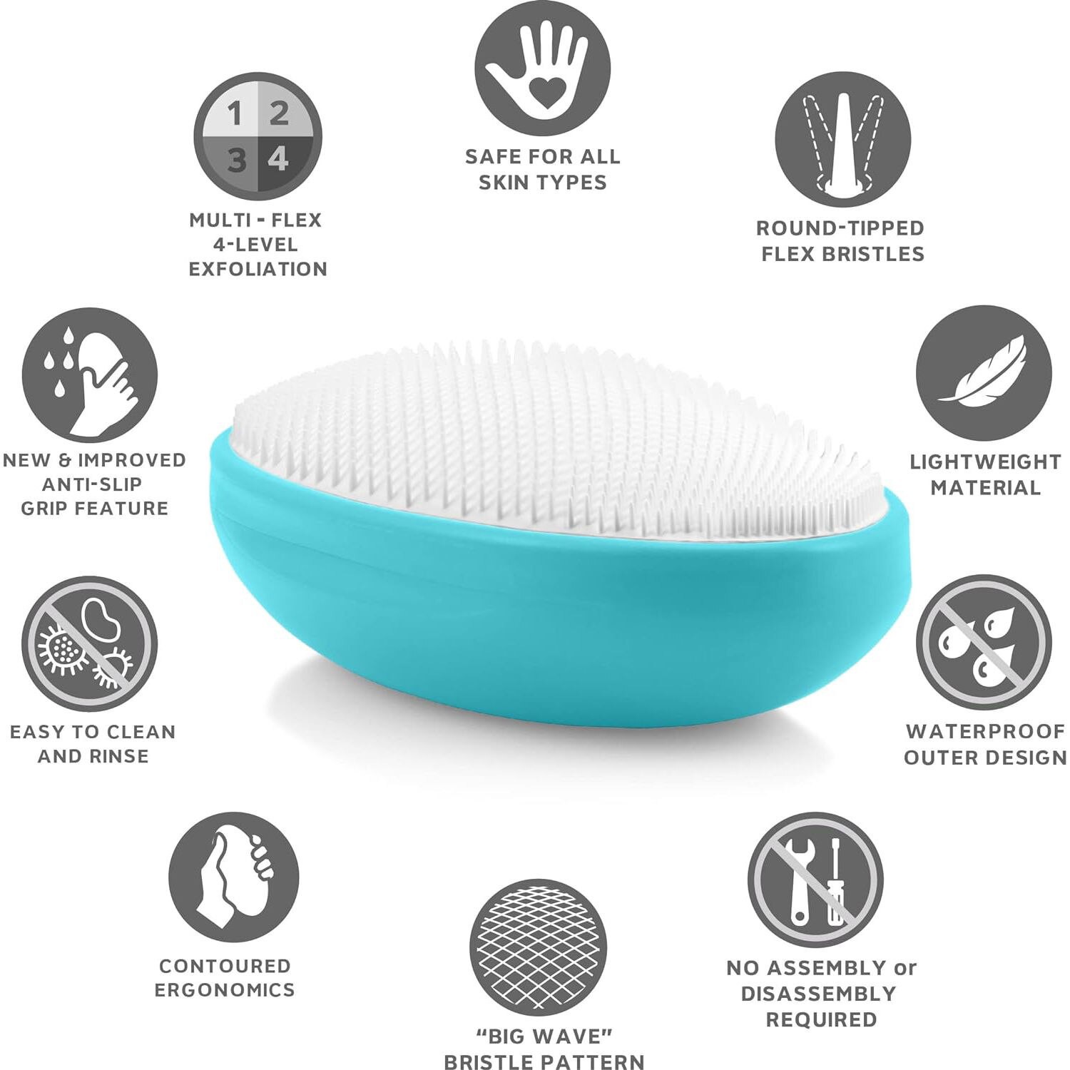 slide 7 of 8, The Cut Buddy Wizker Exfoliation Brush, 1 ct