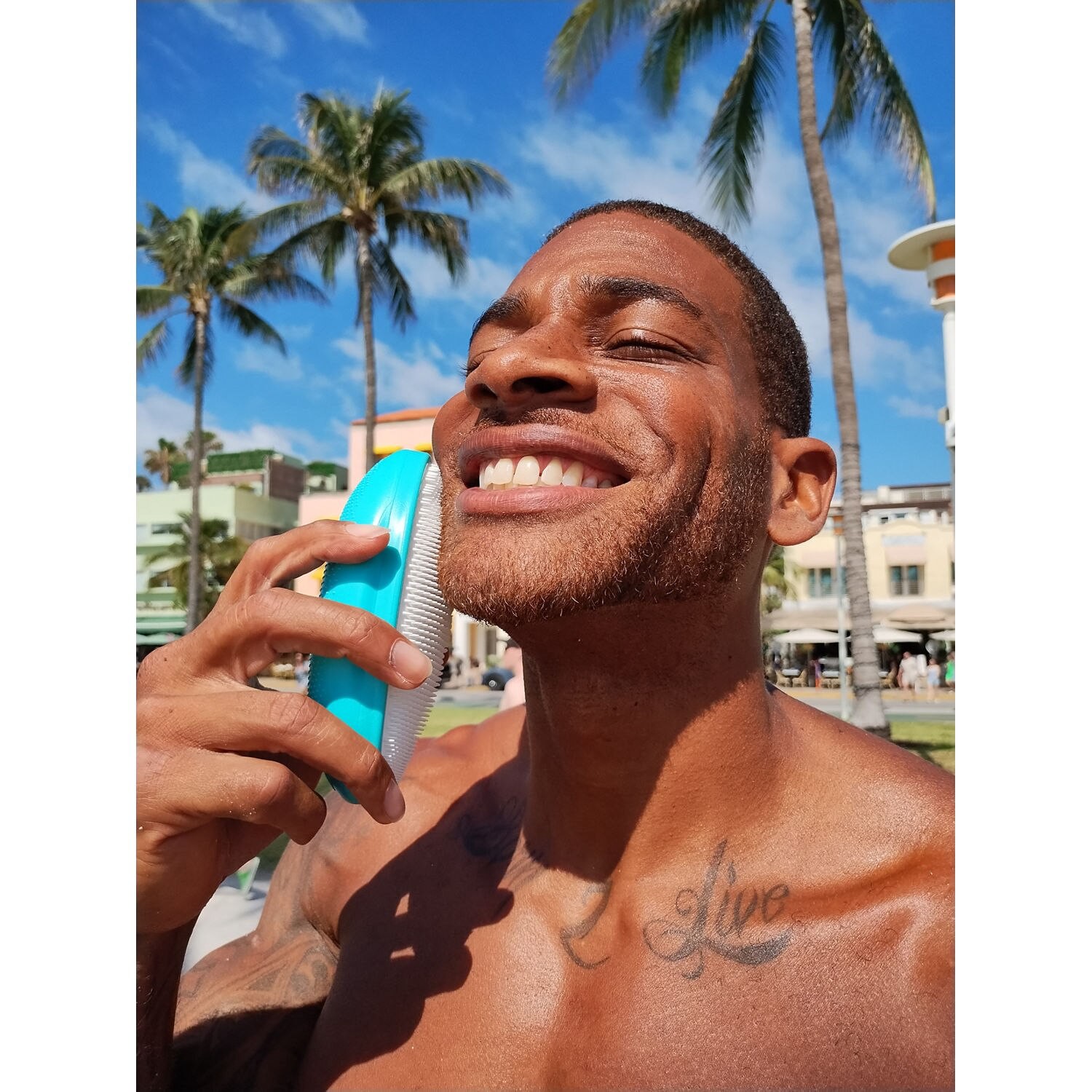 slide 3 of 8, The Cut Buddy Wizker Exfoliation Brush, 1 ct