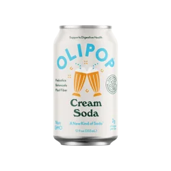 Olipop Sparkling Tonic Cream Soda, 12 Oz
