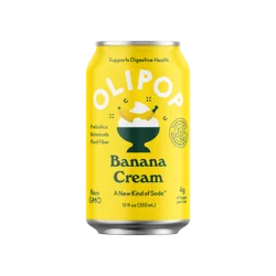 Olipop Banana Cream Soda 12 fl oz
