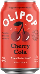 Olipop Sparkling Tonic Cherry Cola, 12 Oz