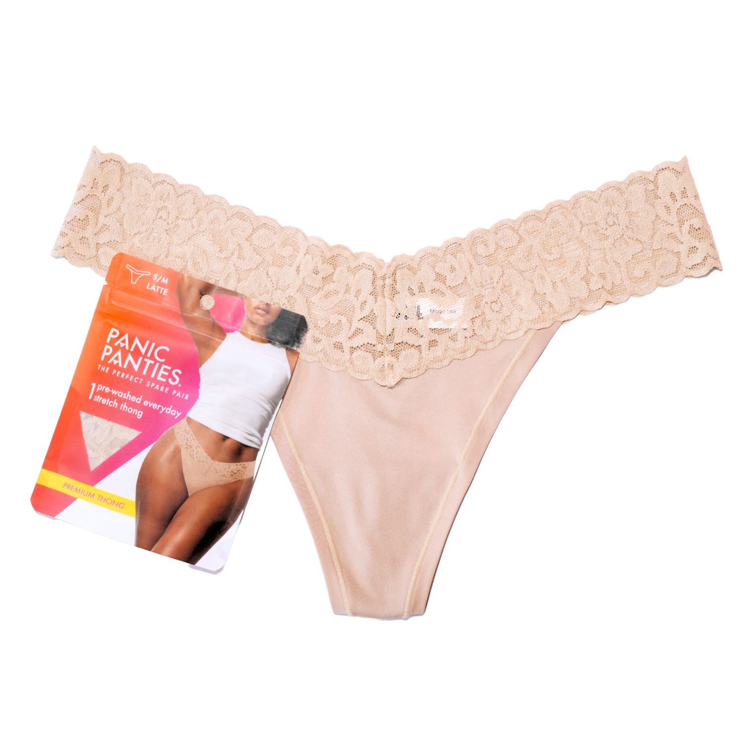 slide 9 of 9, Panic Panties Premium Bikini, S/M, Black, 1 ct