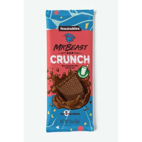 slide 1 of 1, Mr. Beast Milk Crunch Bar, 1.2 oz