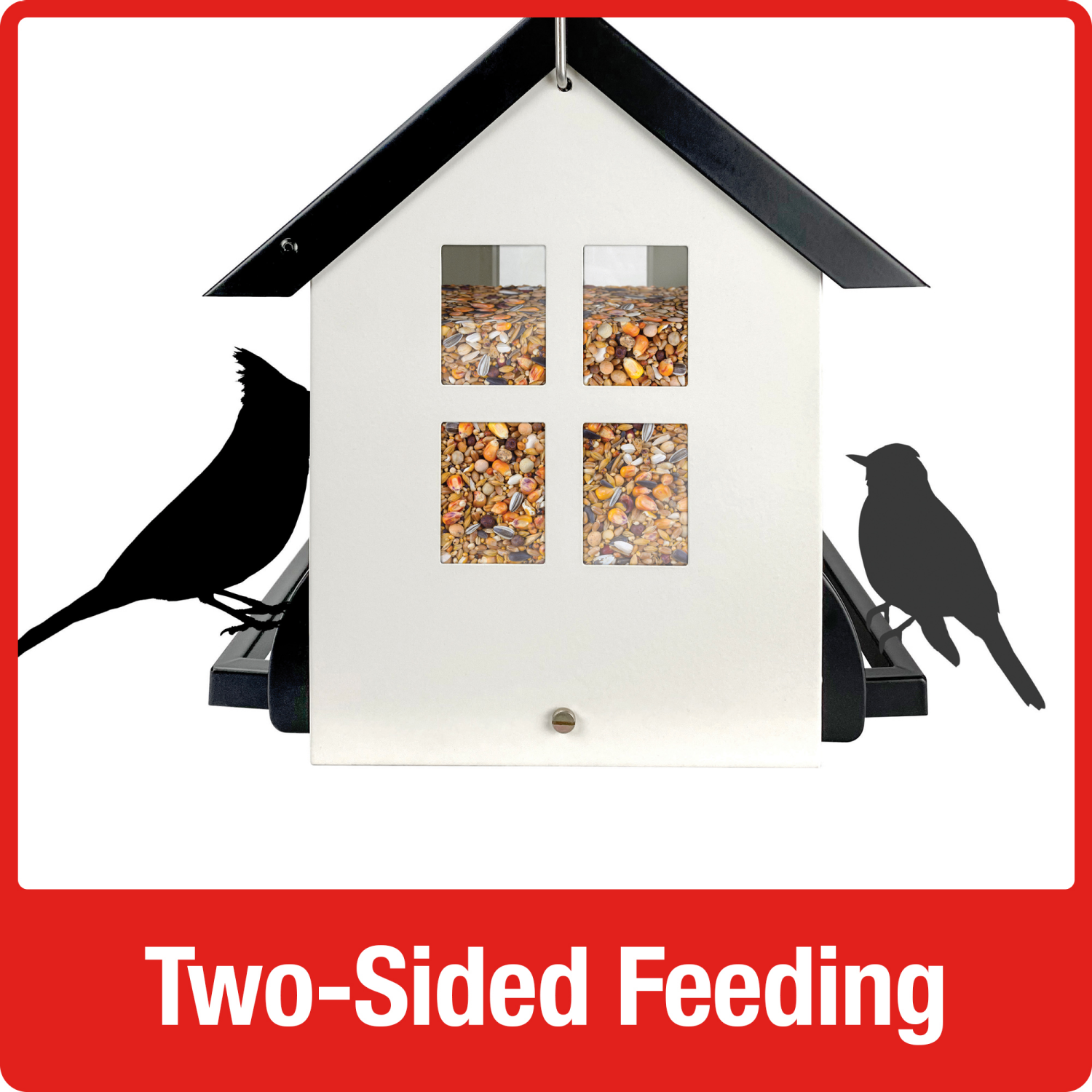 slide 4 of 5, Nature's Way Squirrel Shield Hopper Feeder, 1 ct