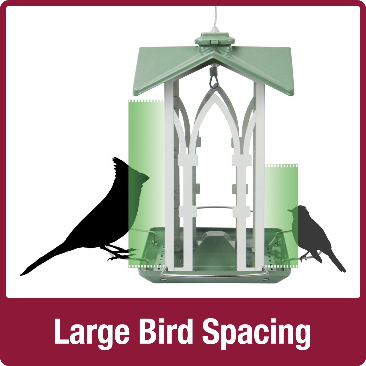 slide 4 of 7, Nature's Way Country Cottage Gazebo Bird Feeder, 1 ct