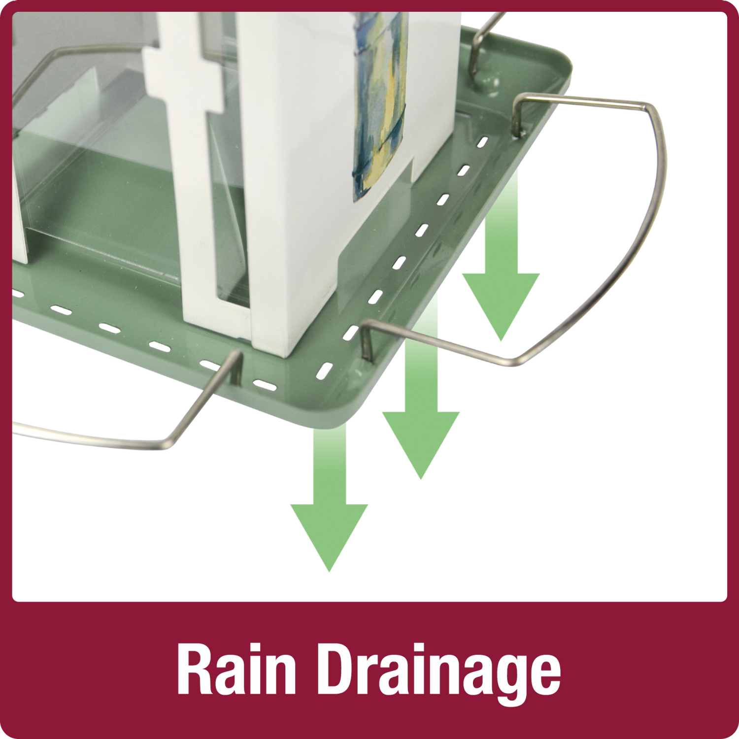 slide 5 of 7, Nature's Way Country Cottage Gazebo Bird Feeder, 1 ct