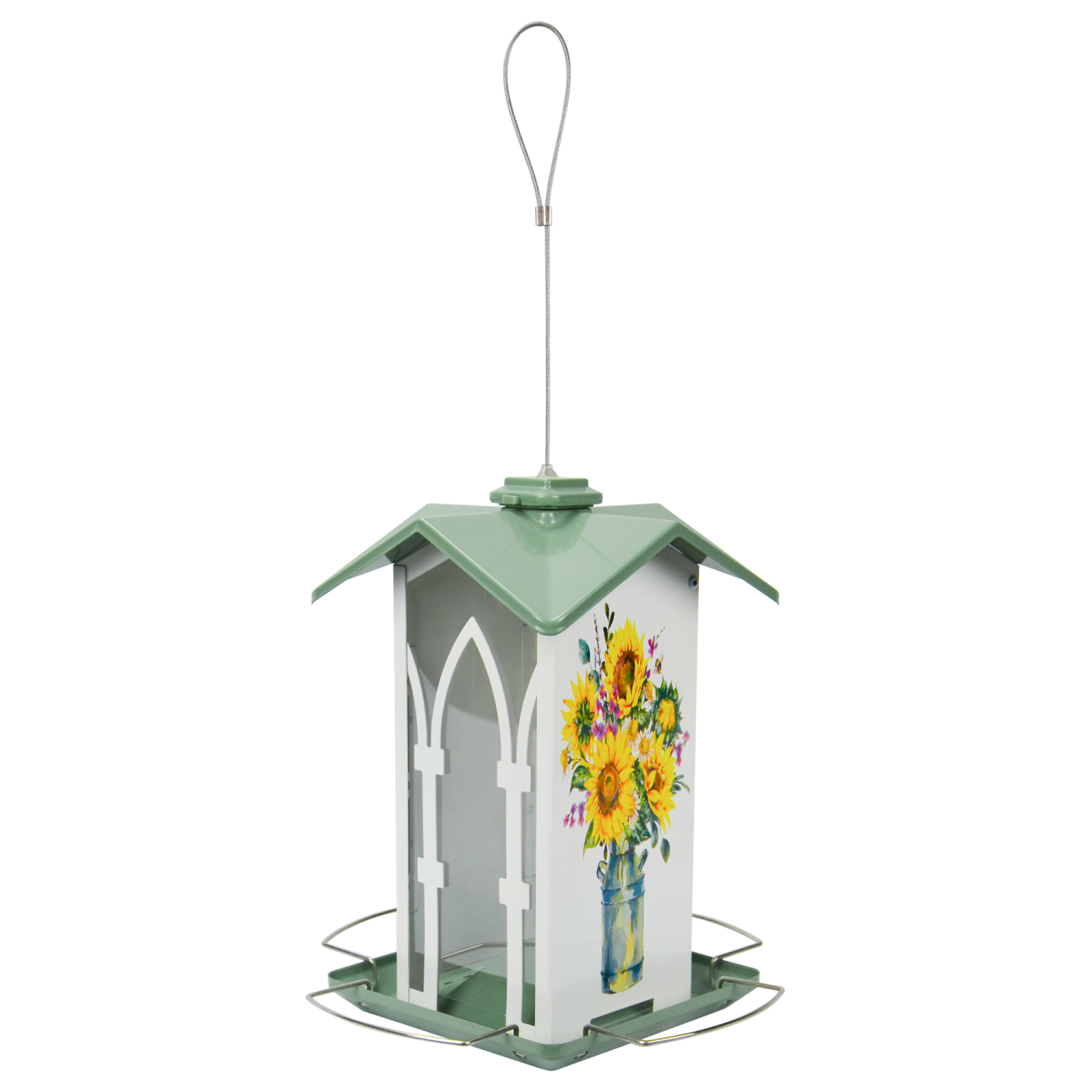 slide 7 of 7, Nature's Way Country Cottage Gazebo Bird Feeder, 1 ct