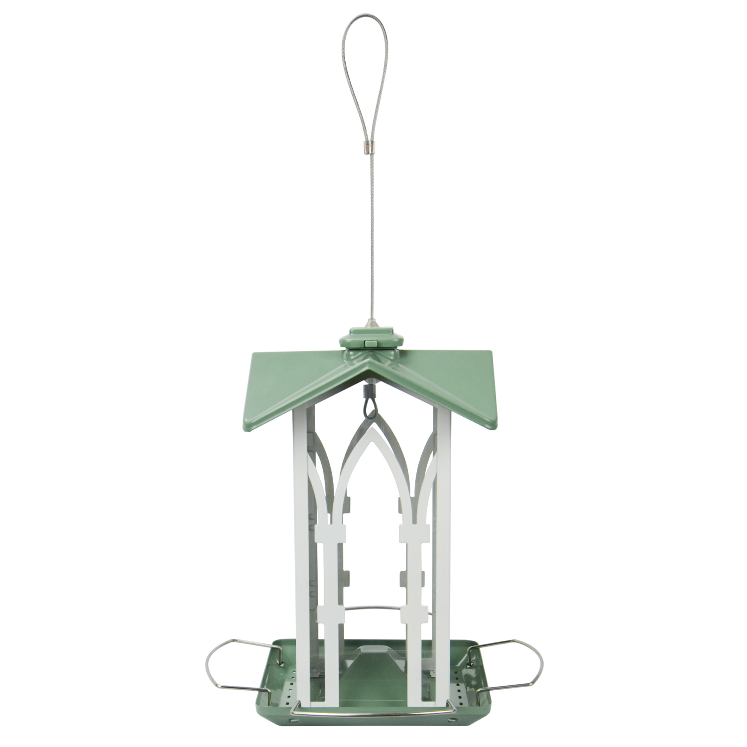 slide 1 of 7, Nature's Way Country Cottage Gazebo Bird Feeder, 1 ct