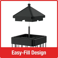 Nature's Way NW Squirrel Shield Advantage Cage Metal Feeder