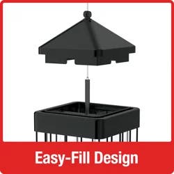 Nature's Way NW Squirrel Shield Advantage Cage Metal Feeder