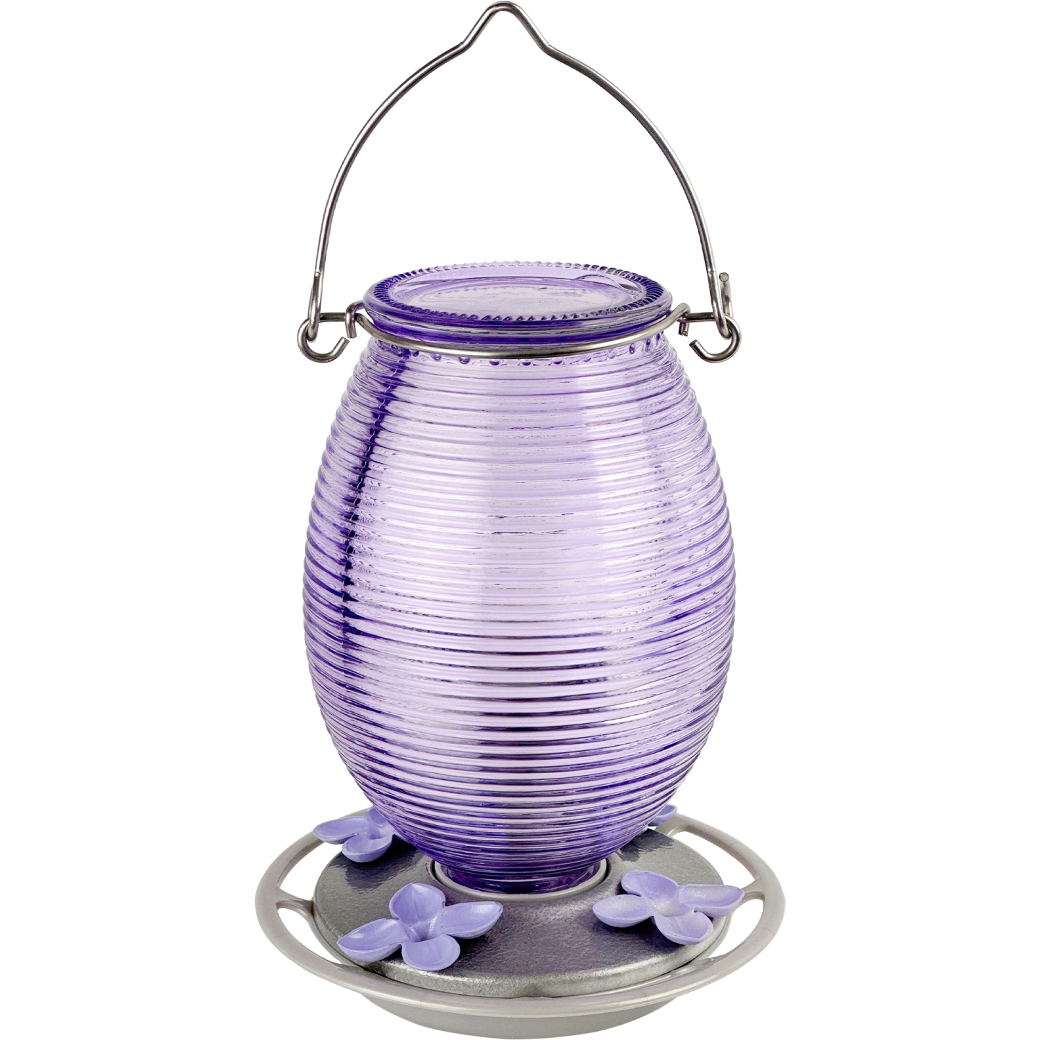 slide 1 of 1, Nature's Way Nw Hb Feeder Lilac Antique Glass 29Oz, 29 oz