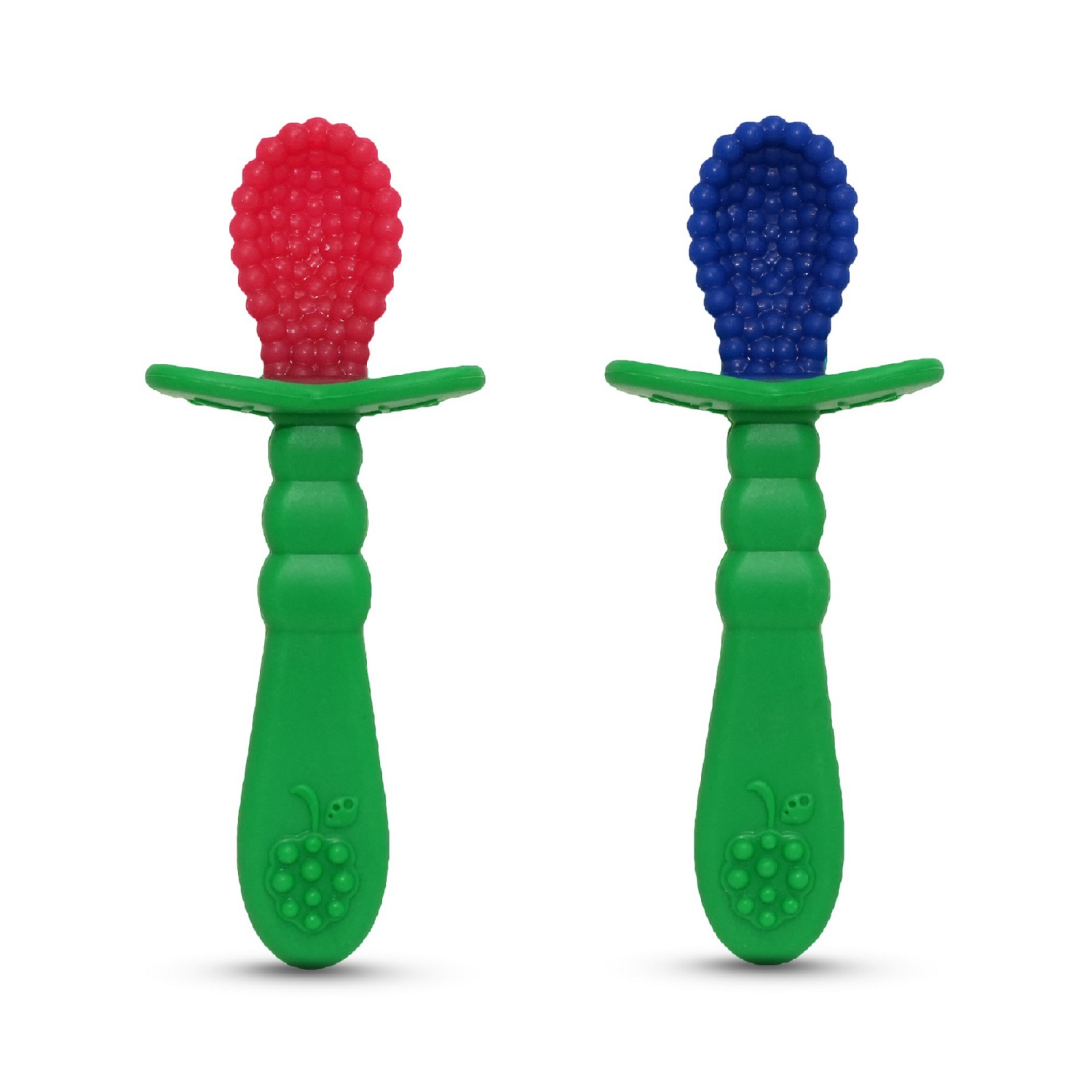 slide 1 of 1, RAZBABY RaZberry Infant Training Spoon 2PK, 2 ct