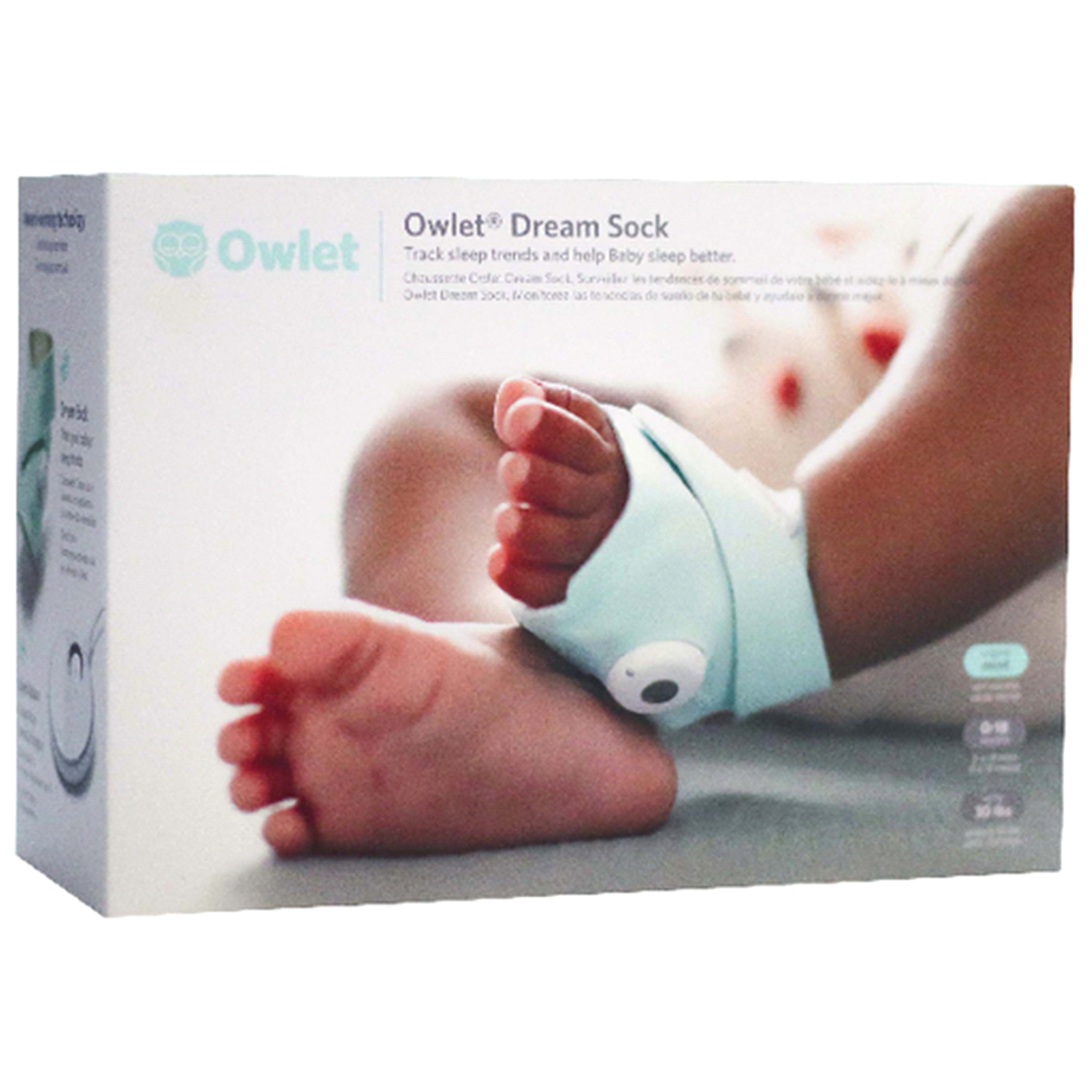 slide 1 of 21, Owlet 0-18 Months Mint Original Dream Sock 1 ea, 1 ct