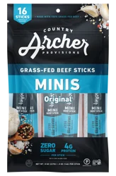 Country Archer Provisions Mild Original Minis Beef Sticks 16 - 0.5 oz Sticks