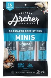 Country Archer Provisions Mild Original Minis Beef Sticks 16 - 0.5 oz Sticks