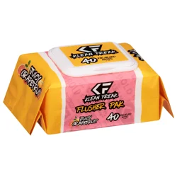 Klean Freak Enlarged Juicy Grapefruit Wipes Flusher Pak