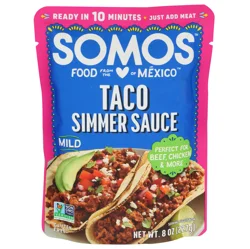 Somos Mild Taco Simmer Sauce 8 oz