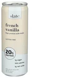 Slate French Vanilla High Protein Milk Shake- 11 fl oz