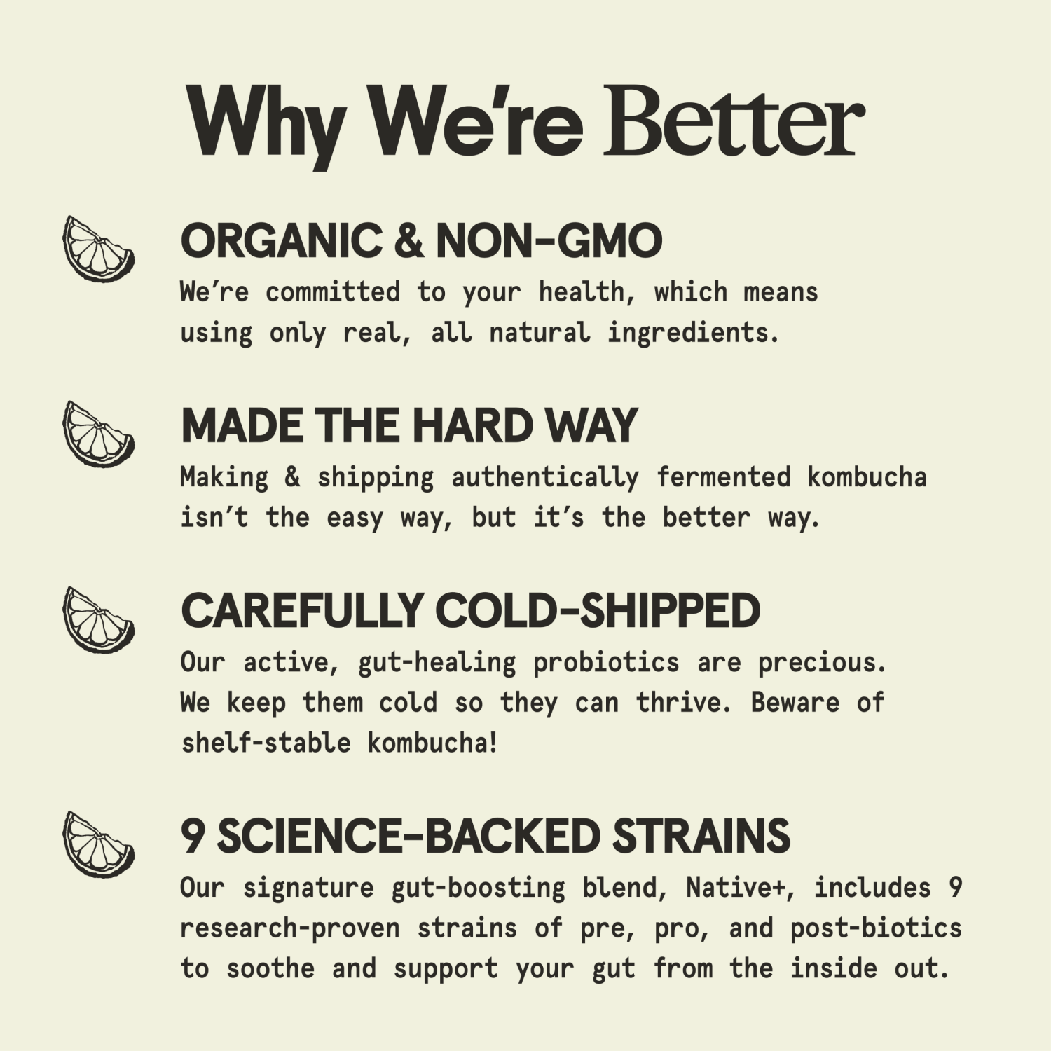 slide 6 of 6, Better Booch Kombucha Sparkling Probiotic Drink Guava Cooler, 12 fl oz