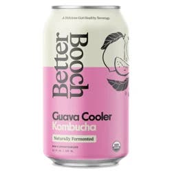 Better Booch Kombucha Sparkling Probiotic Drink Guava Cooler