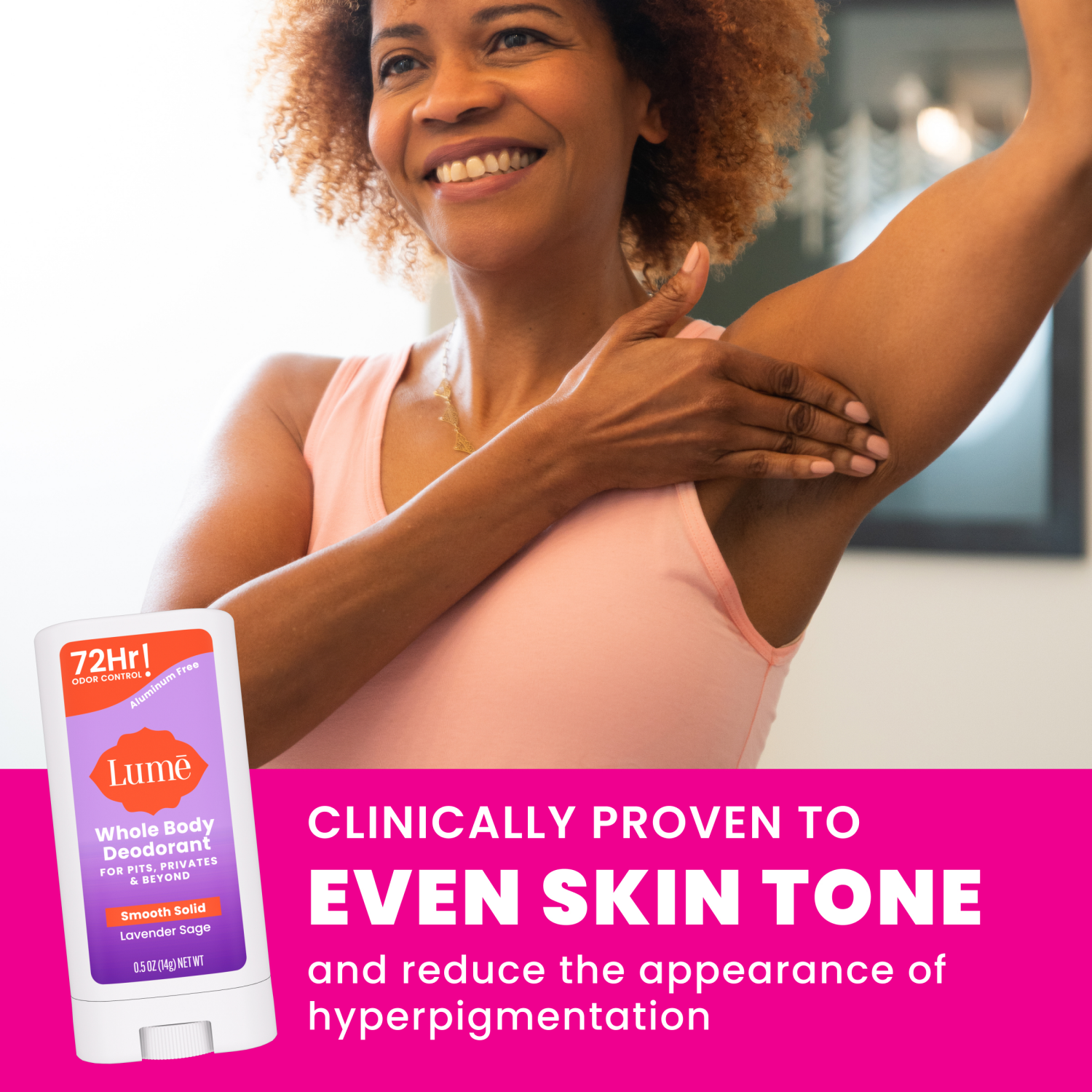 slide 5 of 5, Lume Whole Body Deodorant, Mini Solid Stick, Lavender Sage, 0.5oz, 0.5 oz