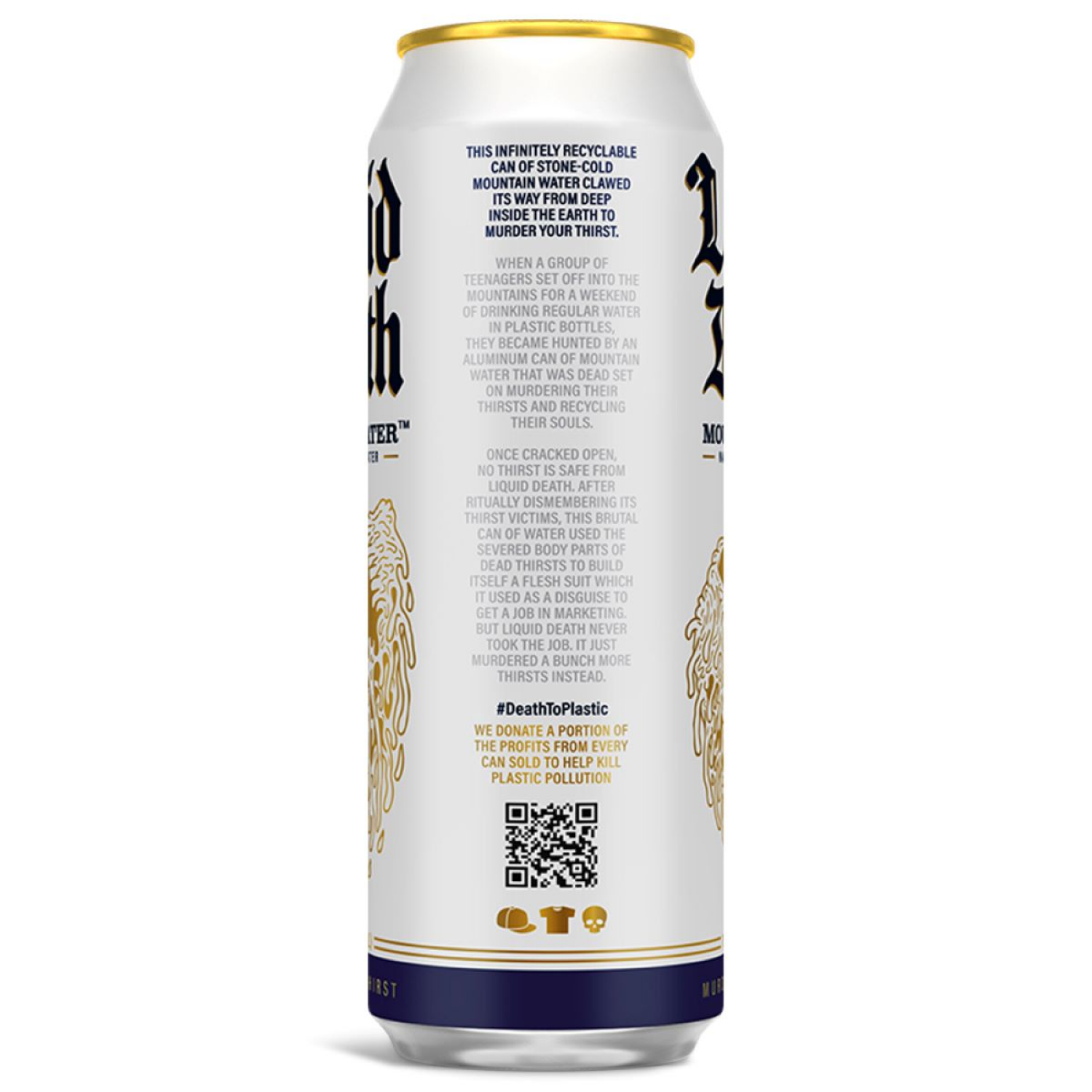 slide 4 of 4, Liquid Death Mountain Water, 19.2 oz King Size Cans (8-Pack) - 8 ct, 8 ct