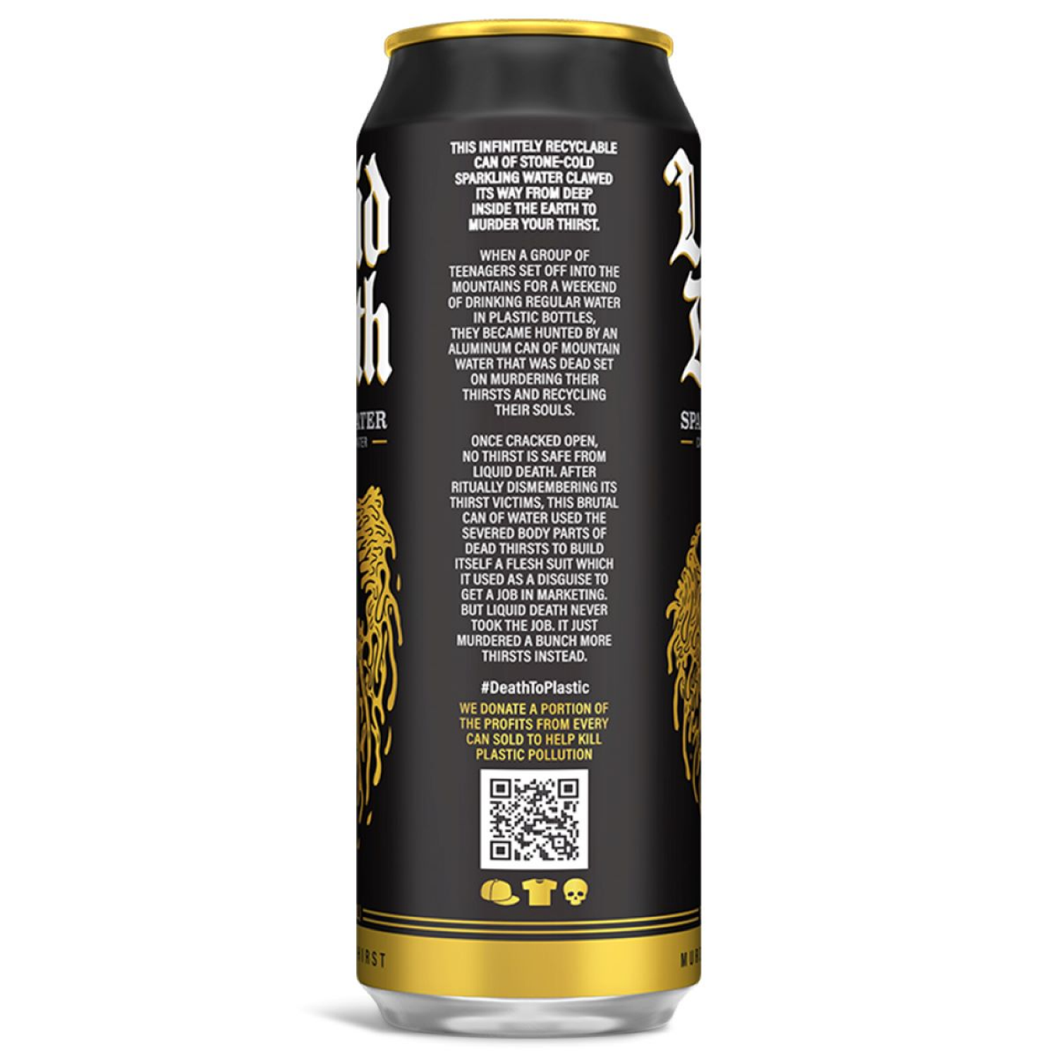 slide 3 of 3, Liquid Death Sparkling Water, 19.2 oz King Size Cans (8-Pack), 8 ct