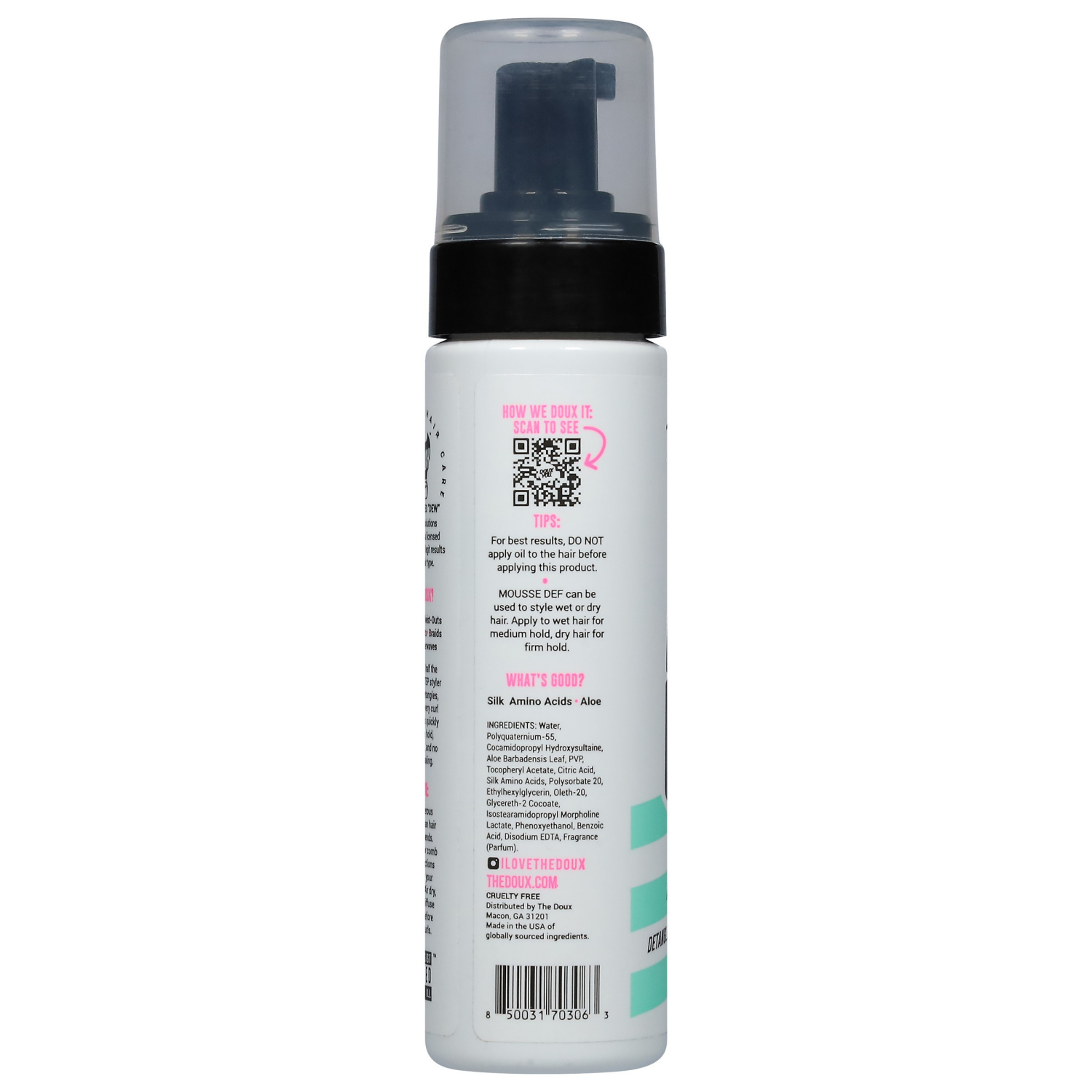 slide 2 of 2, The Doux DEF Texture Foam Mousse 7 fl oz, 7 fl oz