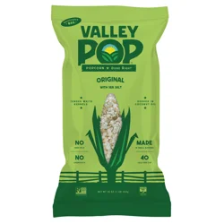 Valley Pop Premium Tender White Popcorn with Sea Salt 16 oz