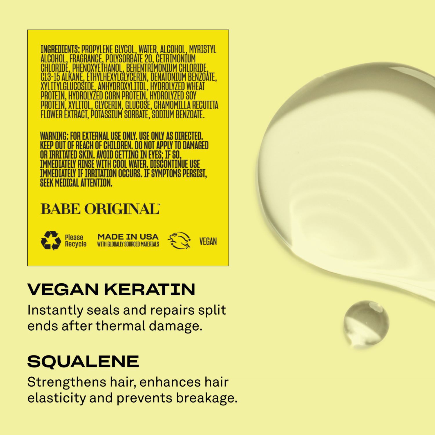 slide 6 of 7, Babe Locks Glossy Rinse Lamellar Water Treatment, 8.45 Oz, 8.45 oz