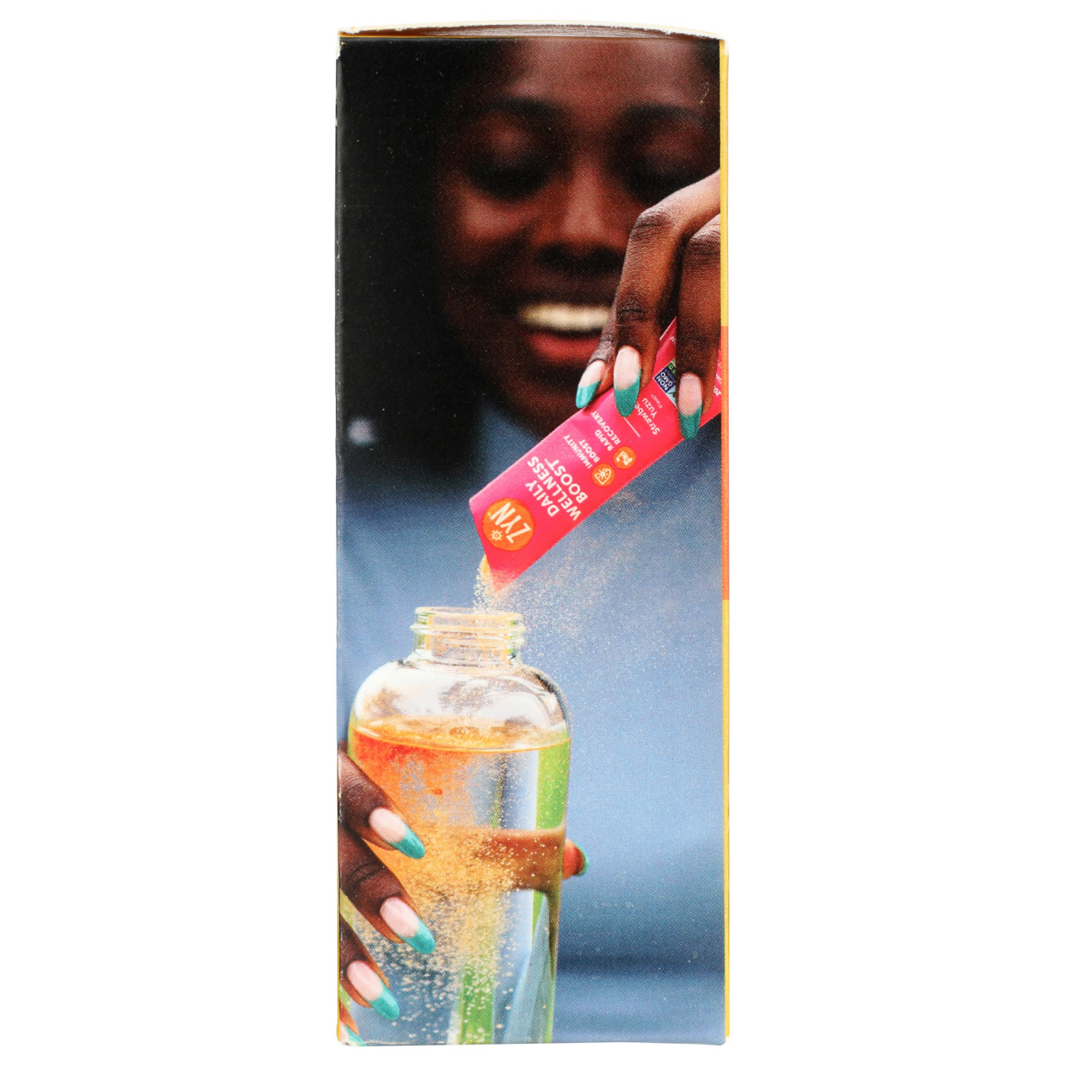 slide 4 of 5, ZYN Turmeric Passion Fruit Lemonade Flavor Electrolyte Drink Mix 7 - 0.32 oz Packs, 7 ct, 0.32 oz