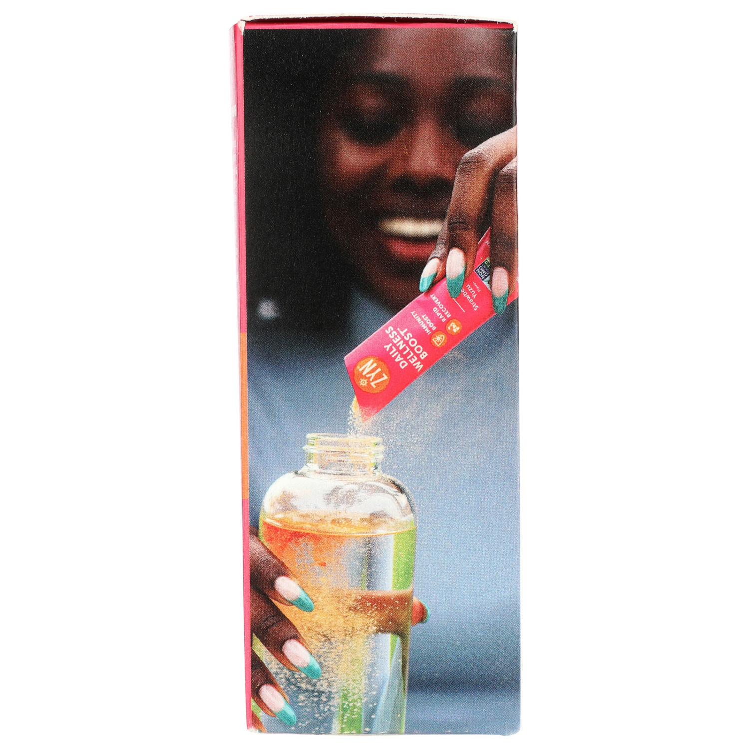 slide 4 of 5, ZYN Turmeric Strawberry Yuzu Flavor Electrolyte Drink Mix 7 - 2.22 oz Packs, 7 ct, 0.32 oz