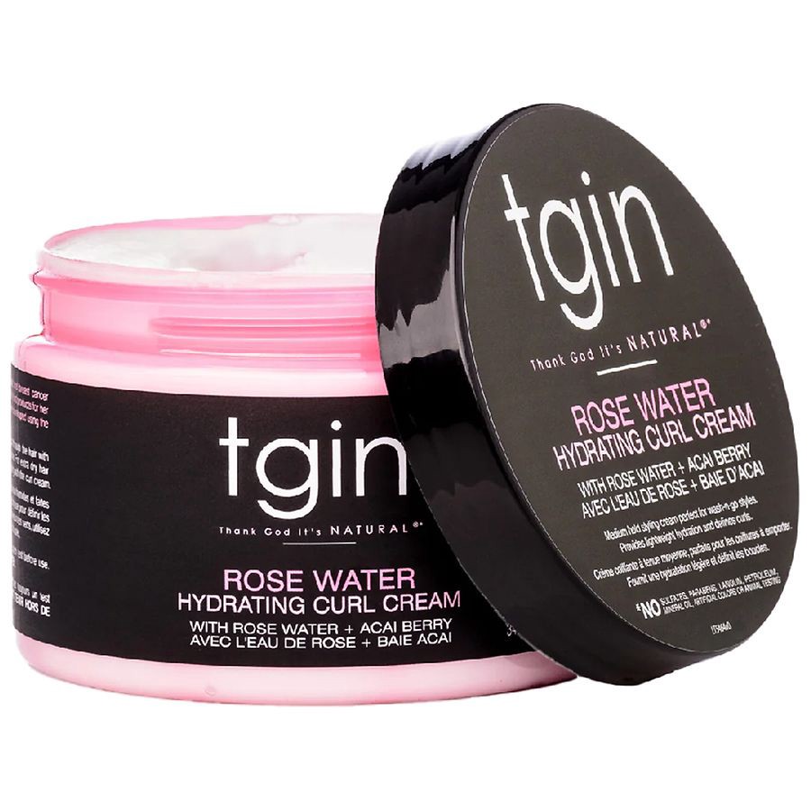 slide 3 of 3, TGIN Rose Water Hydrating Curl Cream Enhancer - 12 fl oz, 12 fl oz