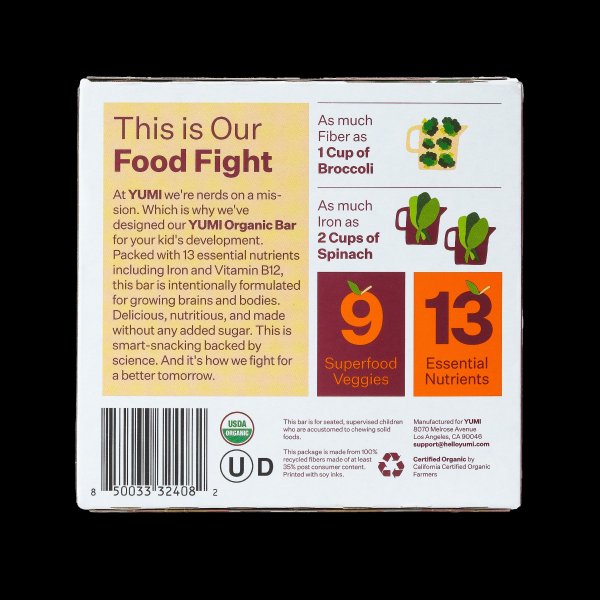 slide 20 of 21, Yumi OG Apple Squash Bars, 5 ct; 3.7 oz