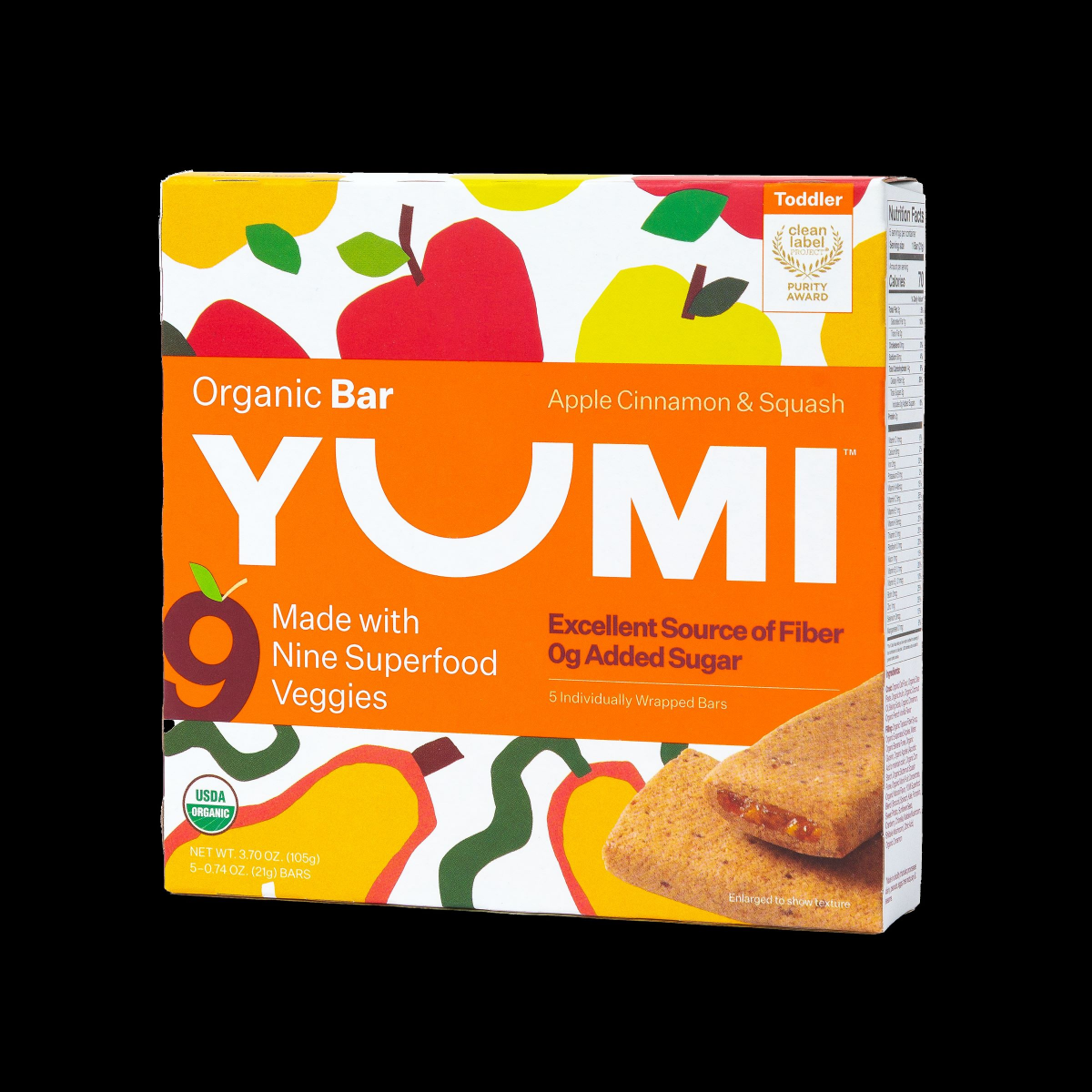 slide 13 of 21, Yumi OG Apple Squash Bars, 5 ct; 3.7 oz