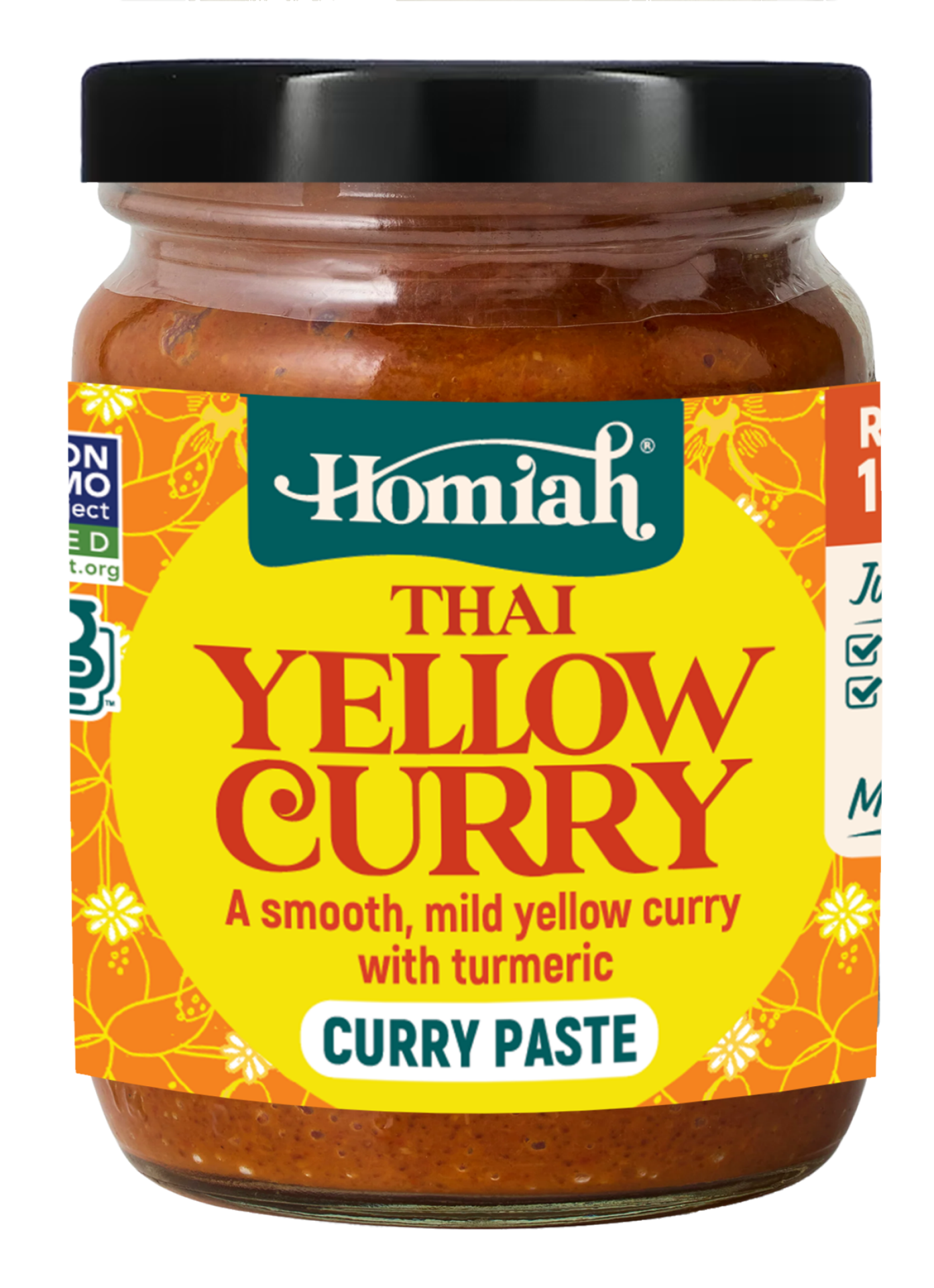 slide 1 of 1, Homiah Thai Yellow Curry Paste, 4 oz, 4 oz