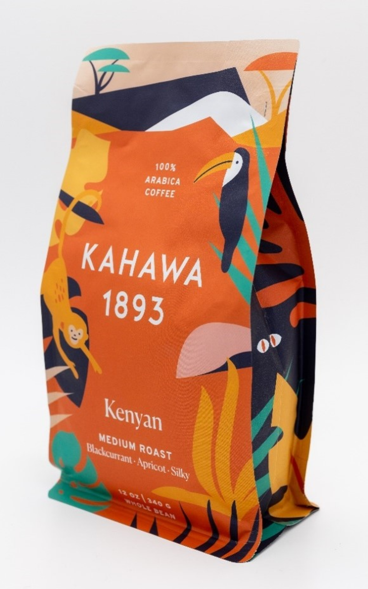 slide 1 of 2, Kahawa 1893 Kahawa Coffee Kenyan Med WB, 12 oz
