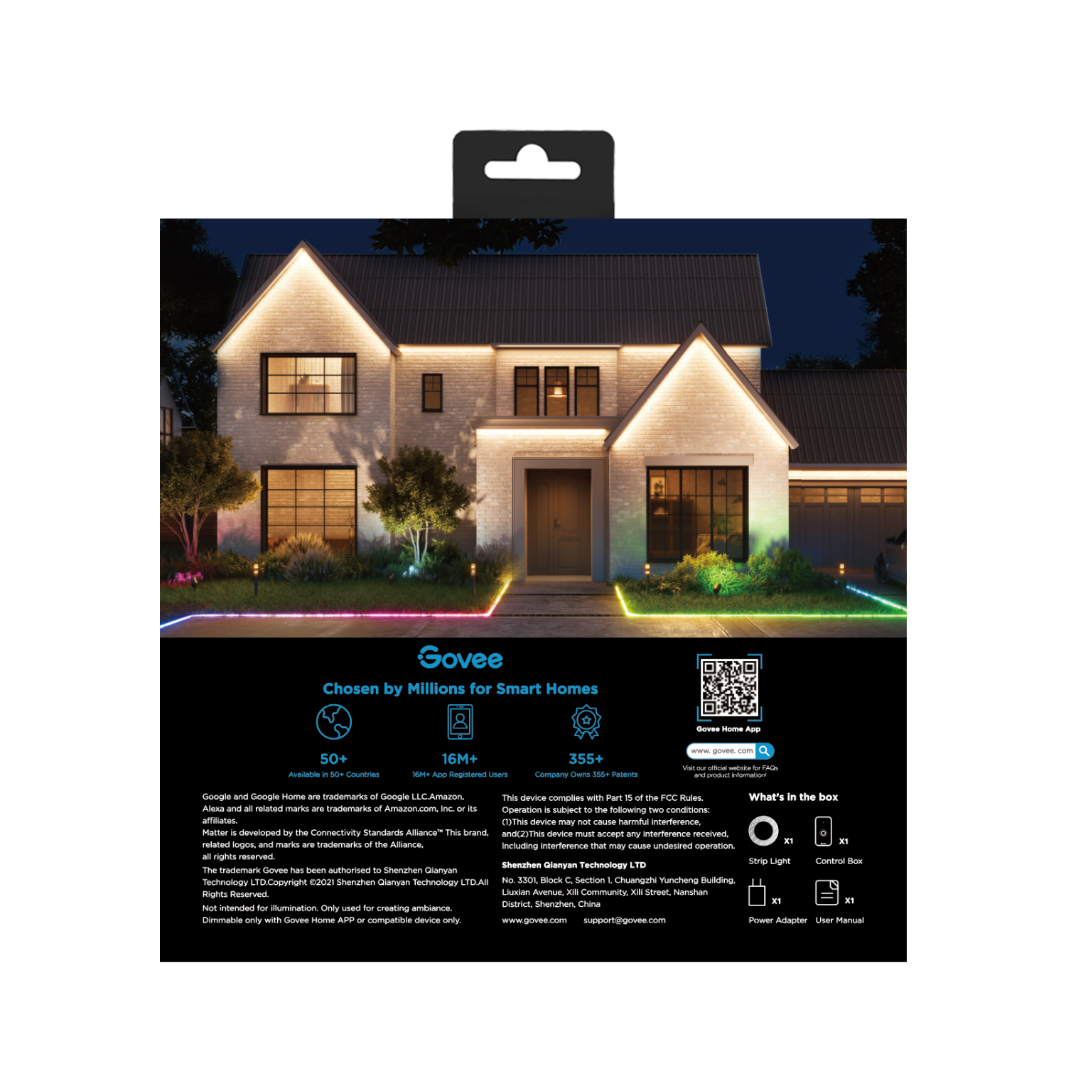 slide 2 of 7, Govee 32.8ft Outdoor RGBICW Strip Light Evo, 32.8 ft