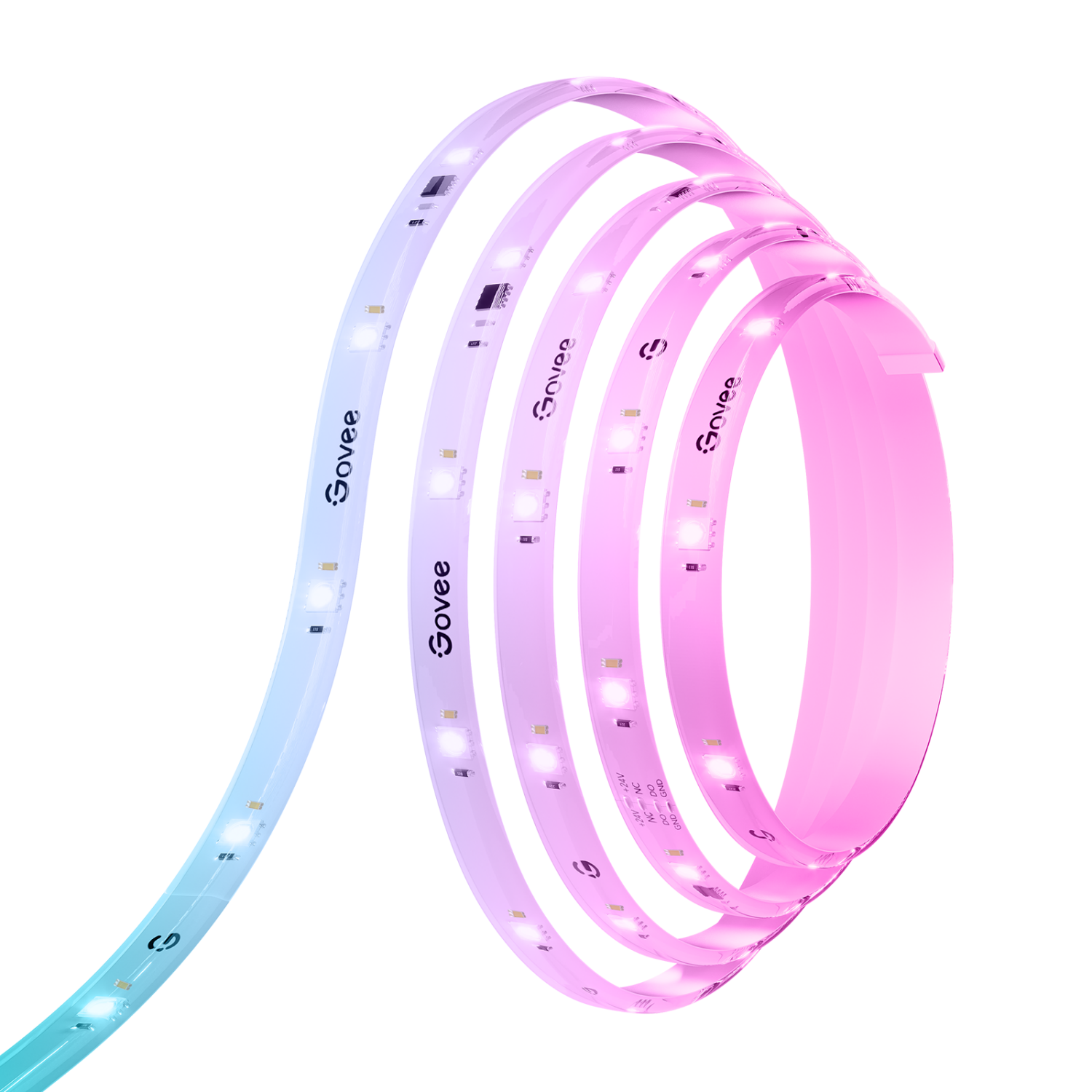 slide 8 of 8, Govee RGBIC Pro 9.8' LED Strip Lights, 9.8 ft