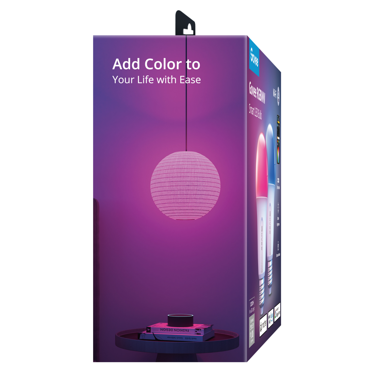 slide 3 of 7, Govee 800LM RGBWW Smart LED Bulb 2 Packs, 2 ct