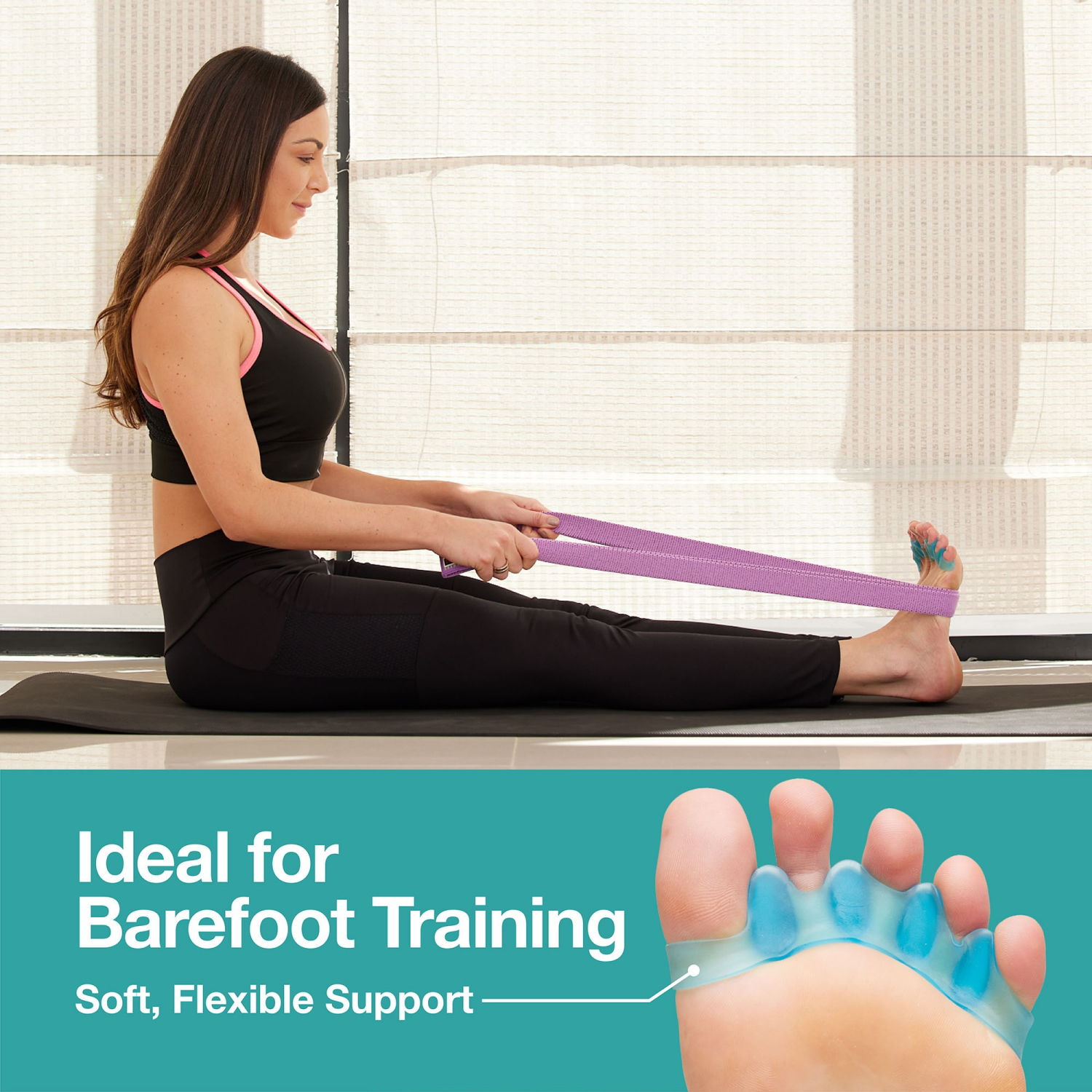 slide 4 of 4, ZenToes Silicone Toe Separators for Correct Toe Alignment, 1 Pair - Blue, 1 ct