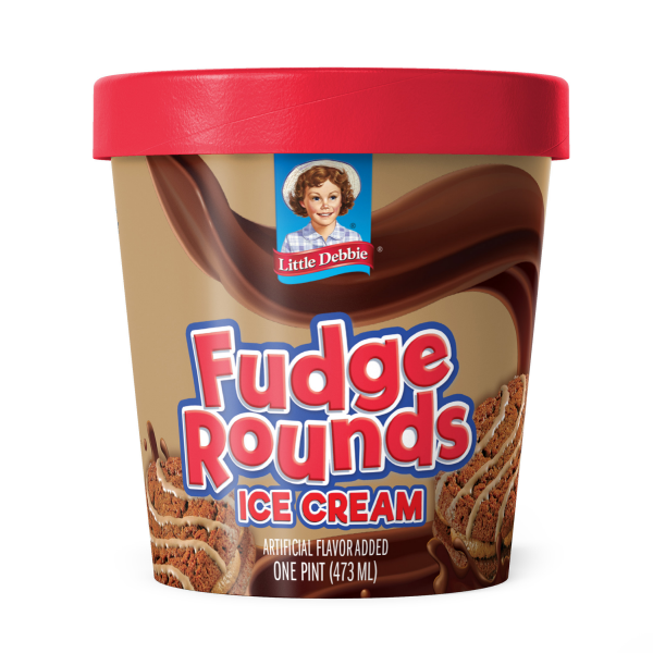 slide 4 of 13, Little Debbie Fudge Rounds Ice Cream 1 pt, 1 pint