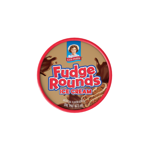 slide 5 of 13, Little Debbie Fudge Rounds Ice Cream 1 pt, 1 pint