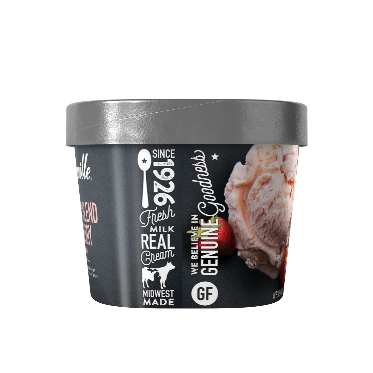 slide 3 of 5, Hudsonville Strawberry, 48 oz